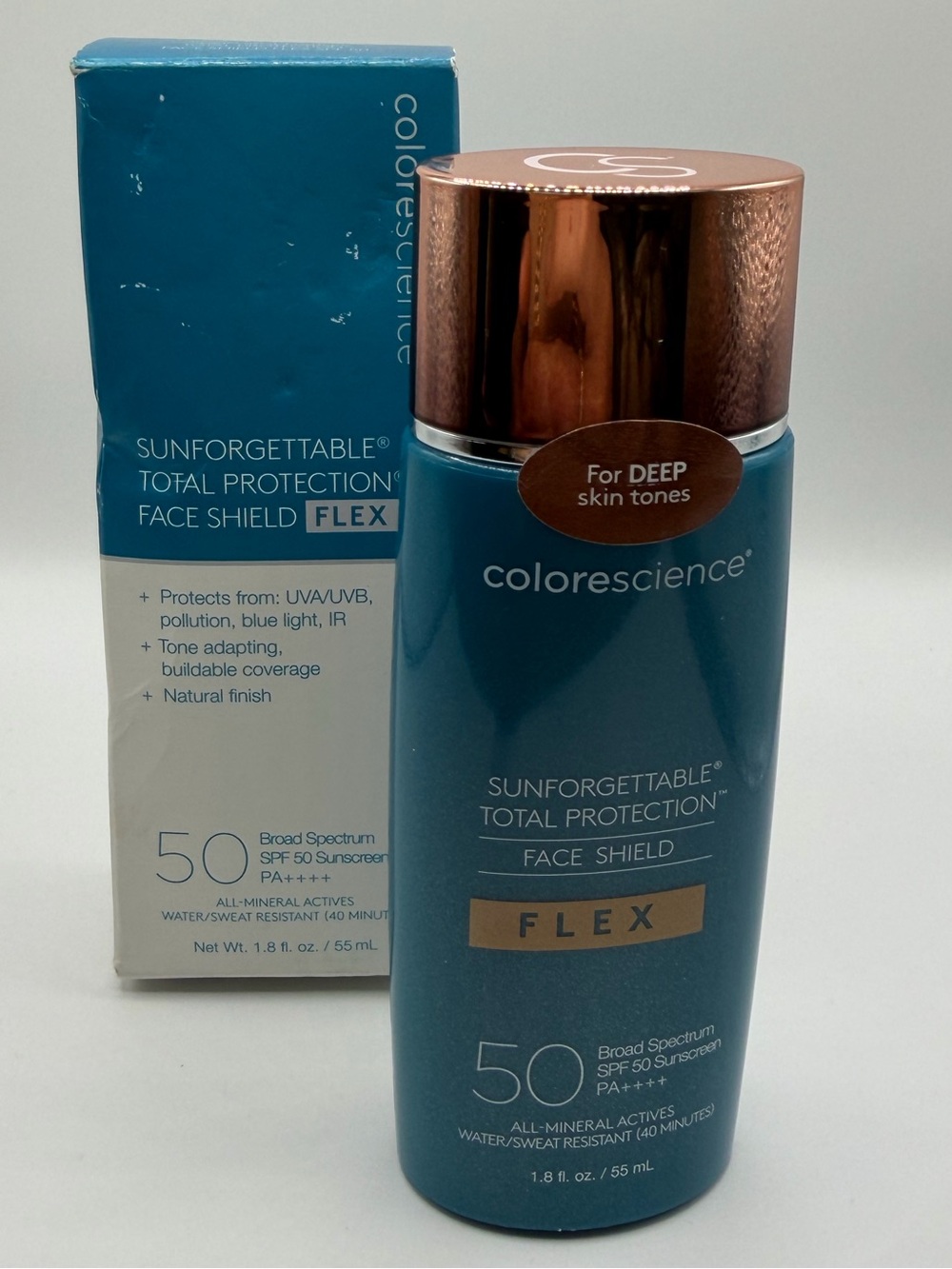 Colorescience Total Protection face shield FLEX (NEW!) for Deep Tones 50 spf